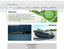 Tablet Screenshot of batzerengineering.com